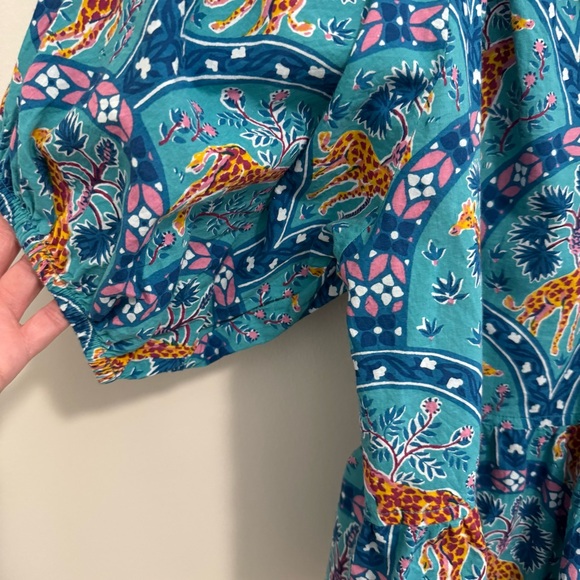 Printfresh Organic Cotton Giraffe Print Blouse - Picture 4 of 7